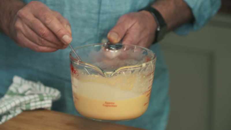 Liven the mixture up a little and get ready