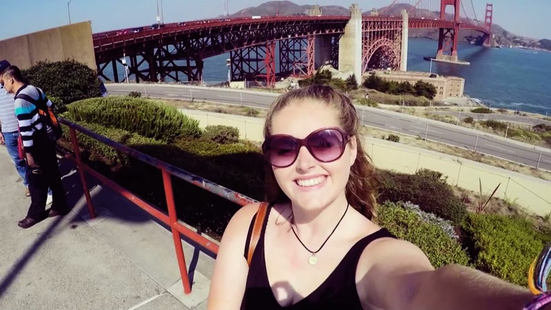 Living her dream, traveling the world