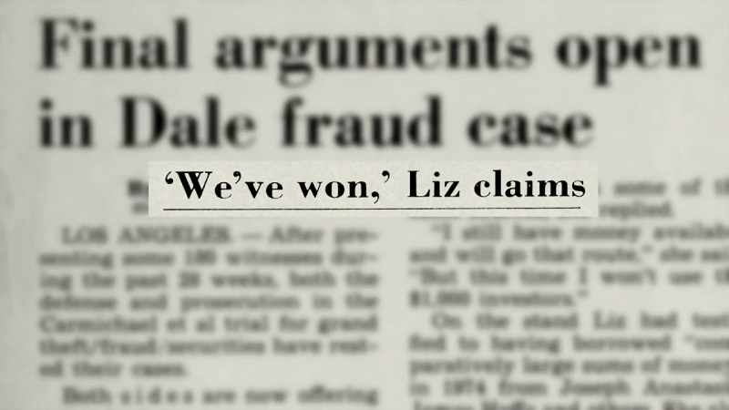 Liz Carmichael, for the most part, represented herself