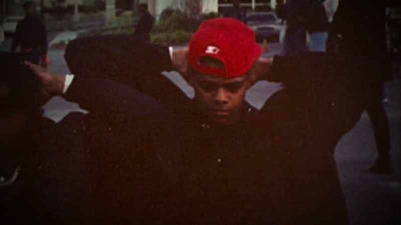 Lloyd was wearing red all the time