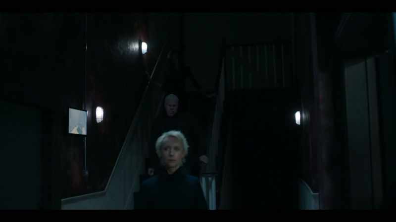 [lock beeps, door opens]
