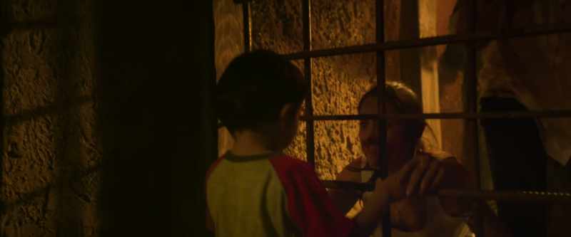 Lock me with the child in a safe place