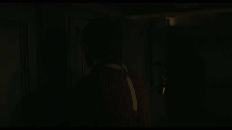 [LOCKS DOOR]