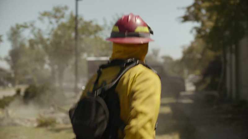 Look around for any emergency hoses