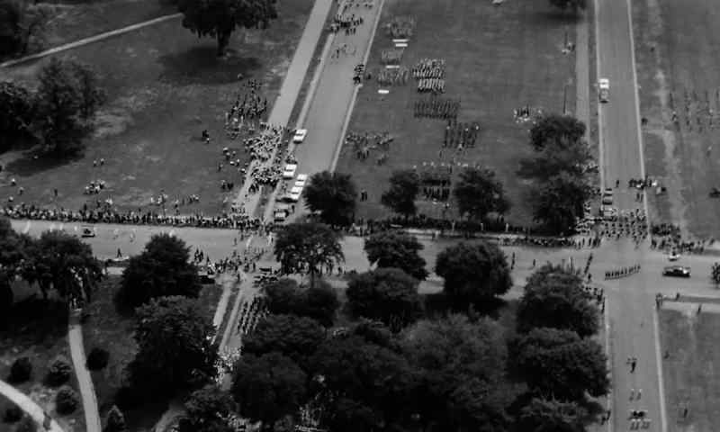 Look at all those people down there
