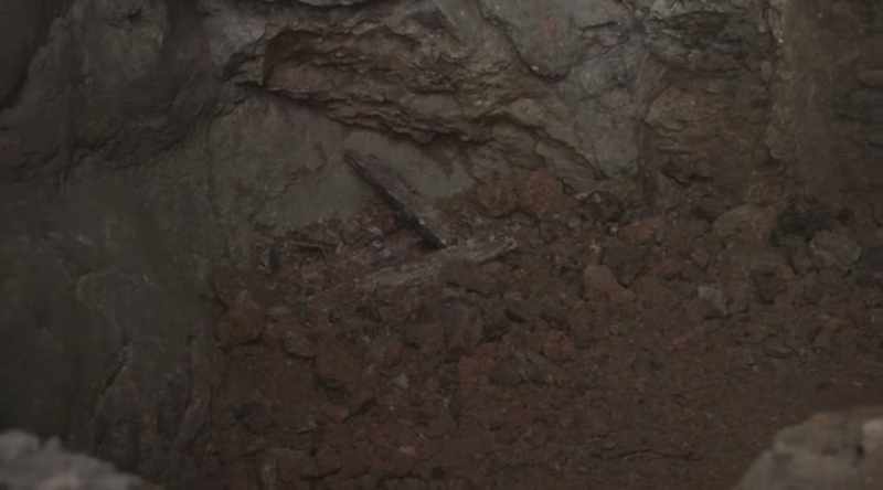 � Look at the difference in that rock