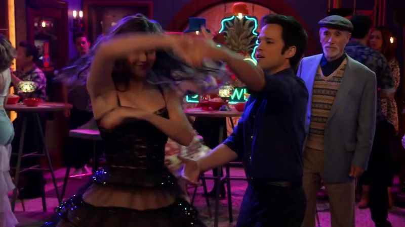 Look at them, working out their problems through dance