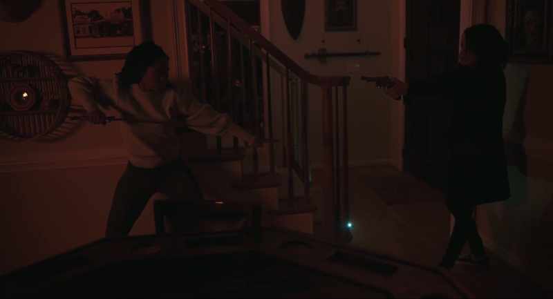 Look who brought a sword to a gun fight