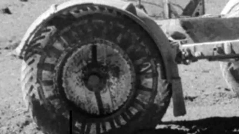 Look, for example, this lunar rover wheel