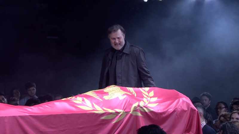 Look you here, Here is himself, marred as you see with traitors