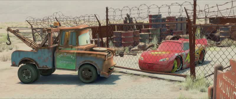Look I need to get to California as fast as possible Where am IWhere are you ShootYou're in Radiator SpringsThe cutest little town in Carburetor County