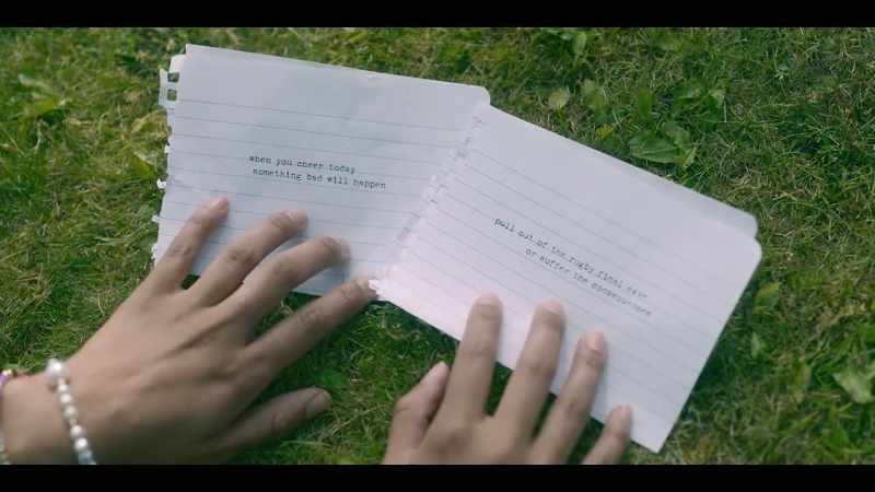 Look, Leila and Evan's notes are both typed on a typewriter