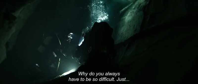 Look. Mom destroyed my diving knife when she did that