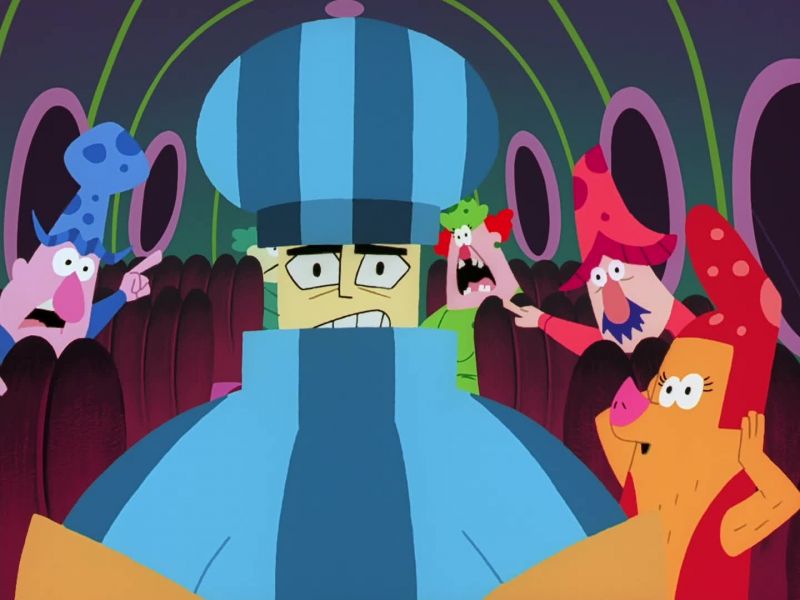 Look! Nobody's driving the train!