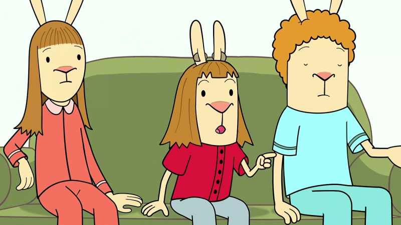Look! She's got a hearing aid