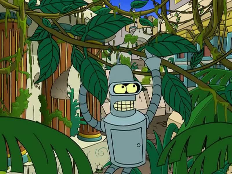 Look, that statue's only got one eye!