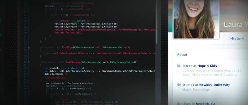 'Look that that is what code normally looks like '