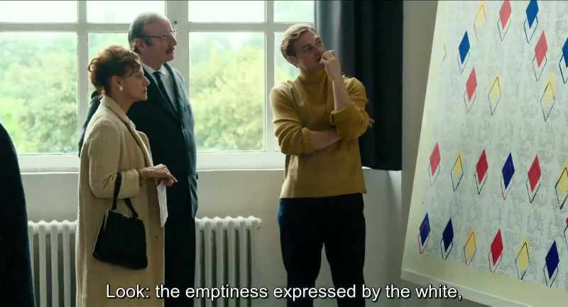 Look: the emptiness, printed by the white
