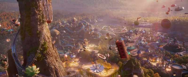 Look, the park! It's coming back to life!