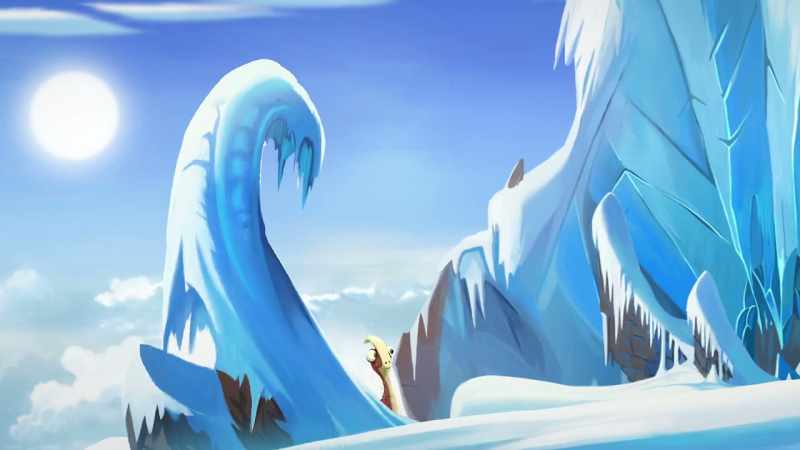 Look! The Snow Cave! -(Gasps)