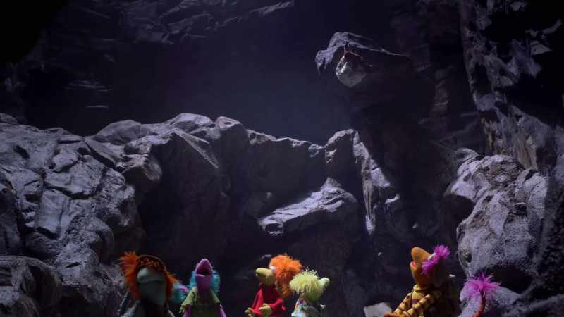 Look! Uncle Matt's backpack, on that barely balanced rock