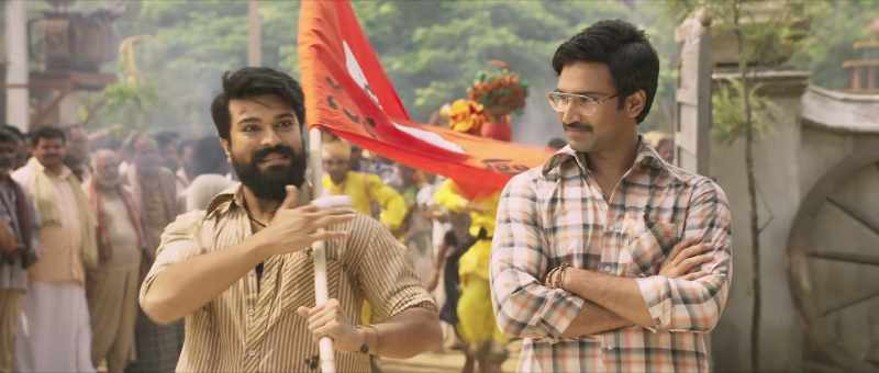 Look up for once, a new flag has come to Rangasthalam