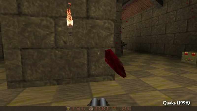 Looking back, Quake still looks great even though it's got that