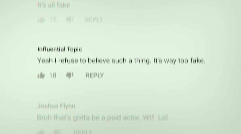 Looking through the thousands of comments
