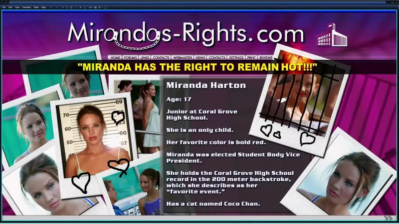 Looks like your 15 minutes just rolled over to miranda