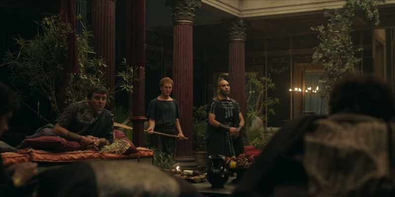 Lord, Gaius Junius Silanus is in the atrium