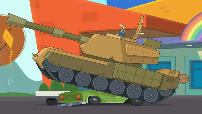 (Loud crash)