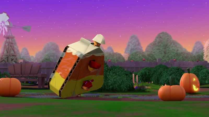 [loudly] That sure is a big piece of candy