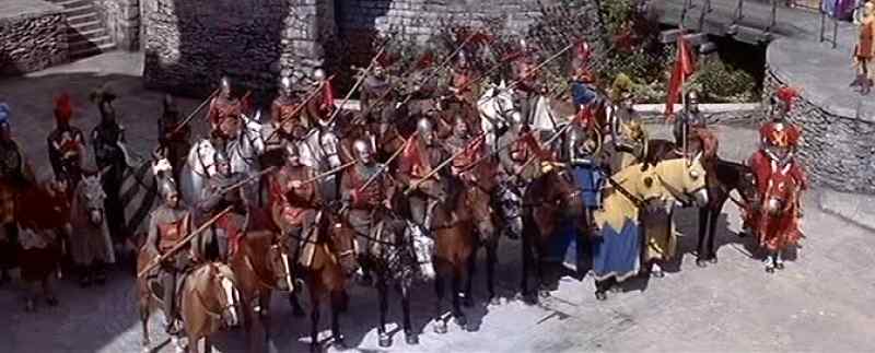 Lower lances!