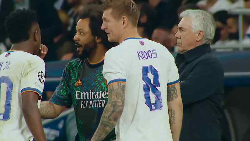 Luca, Karim, Casemiro, Toni, Marcelo