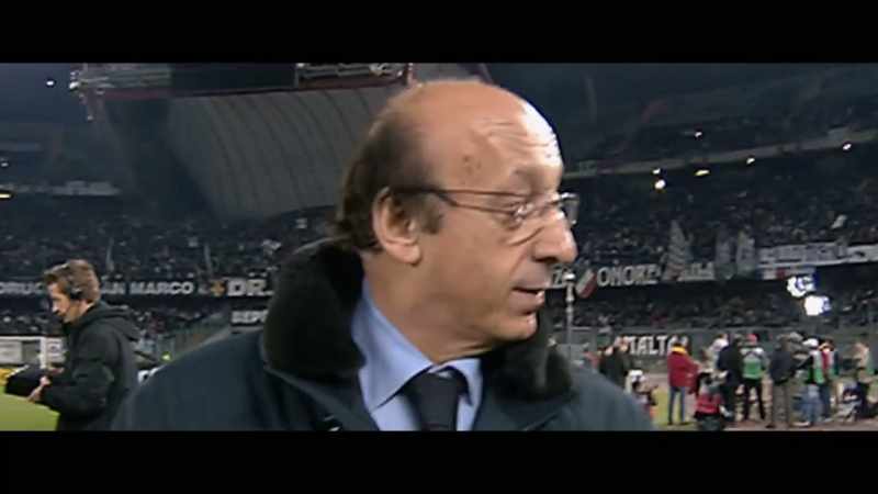 Luciano Moggi was seen