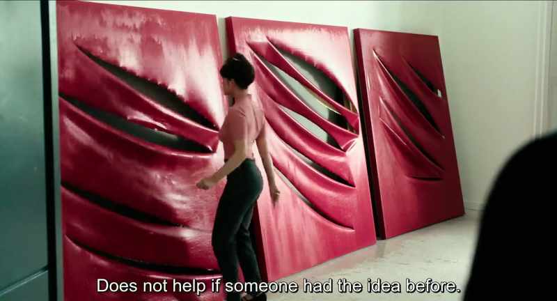 Lucio Fontana has been slitting canvas for six years