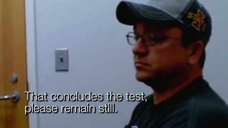 LUDWICK: That concludes the test, please remain still