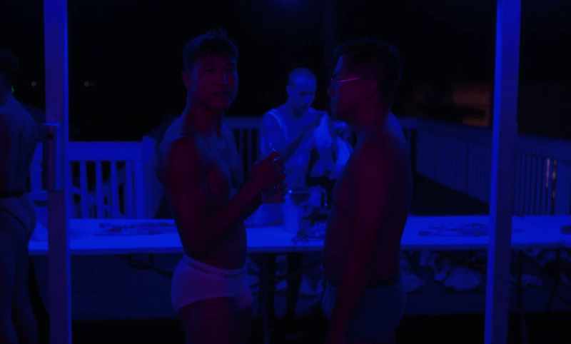 (LUKE WHOOPING) -(KEEGAN LAUGHING)