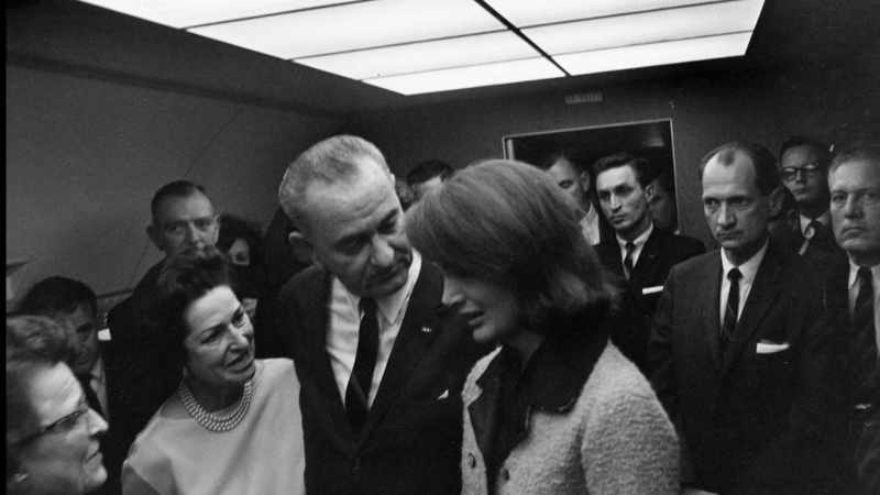 Lyndon B. Johnson has been sworn in