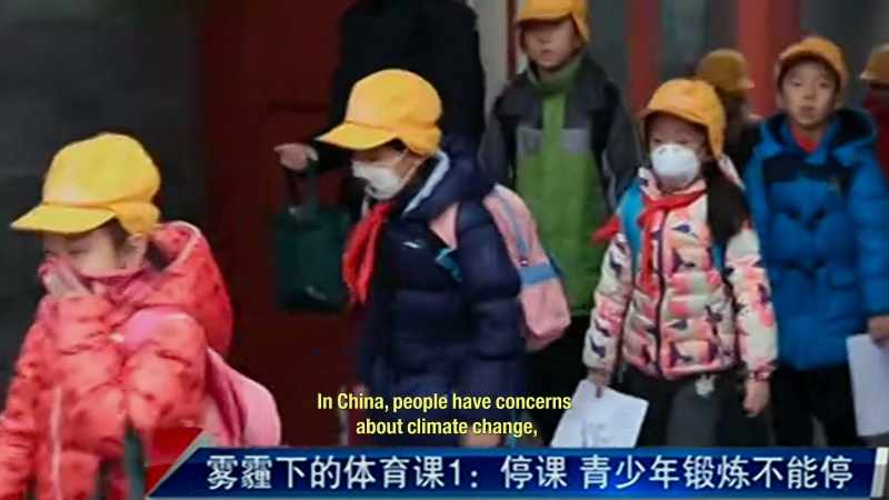 MA JUN: IN CHINA, PEOPLE HAVE CONCERNS ABOUT CLIMATE CHANGE