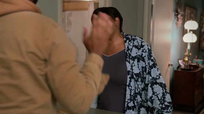 Ma, you just said good night. - You put your hands on me