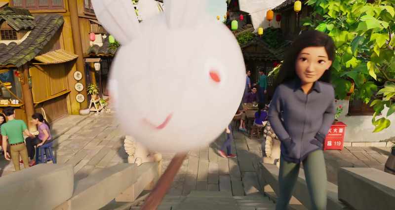 [Ma Ma and Fei Fei laughing]