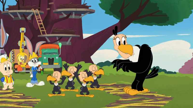 Ma! Ma! Ma! Look, I'm a Looney Builder!