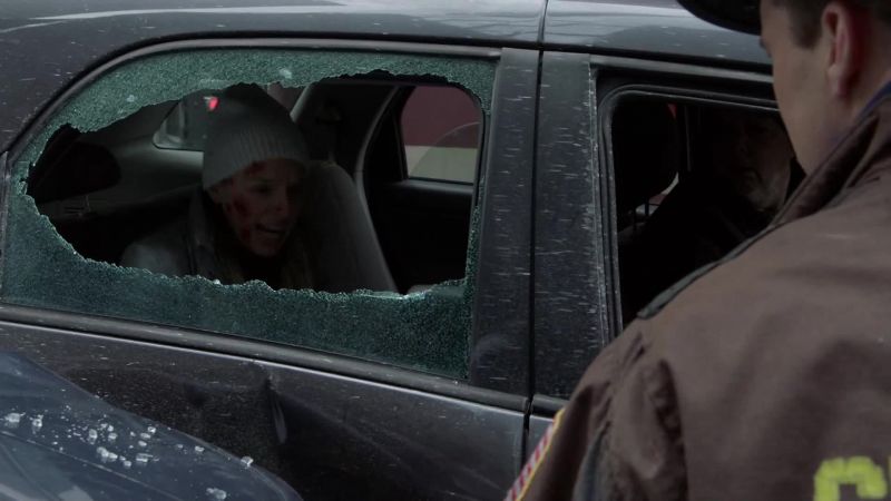Ma'am, you okay back there?