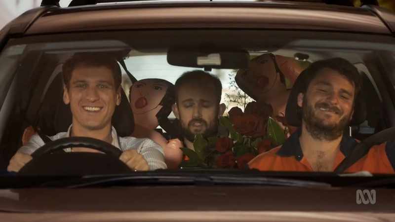 (MACCA AND NED LAUGH)