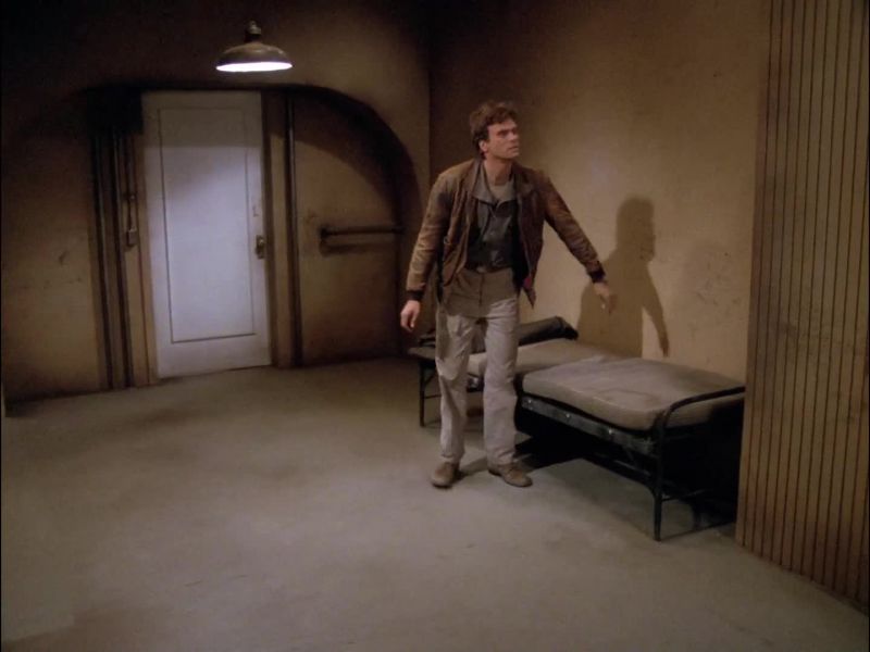 MacGYVER: All right, think, MacGyver, think