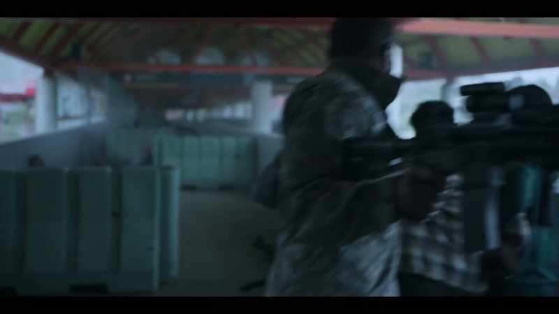 [machine-gun fire]