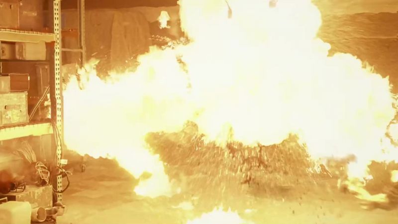 [Machine-gun fire]