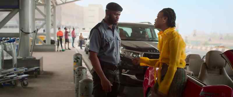 Madam, you... - [in Pidgin] You know what's up