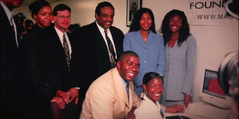 Magic Johnson, whom we affectionately call 
